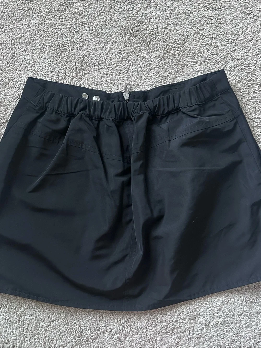 Alo Yoga Work It Active Skirt Black Mini Athletic Unlined Sz S